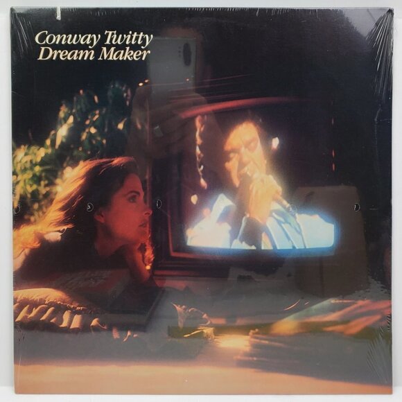 Conway Twitty Dream Maker Vinyl Record LP Cutout VTG 1982 Country 60182-1 Sealed - Picture 1 of 9